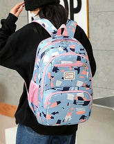 School Bag Multifunction Colorful Printing Backpack 1639-7 GALAXY BAGS